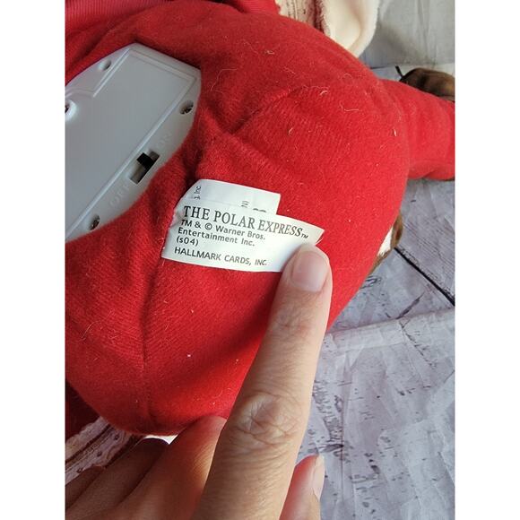 Hallmark Polar Express Santa Stuffed Plush Jingle Bell 12in Doesn't Work - Picture 7 of 9